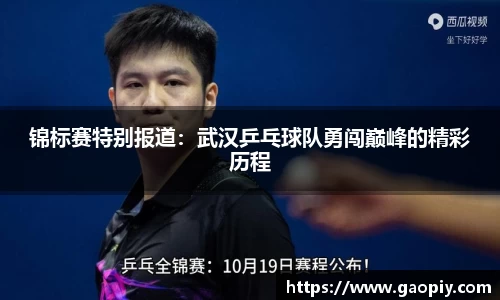 锦标赛特别报道:武汉乒乓球队勇闯巅峰的精彩历程