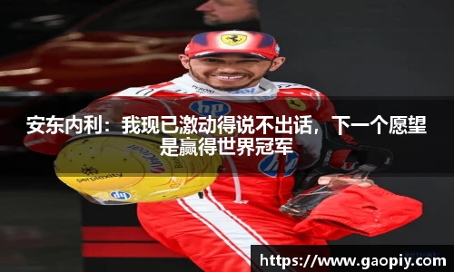 安东内利：我现已激动得说不出话，下一个愿望是赢得世界冠军